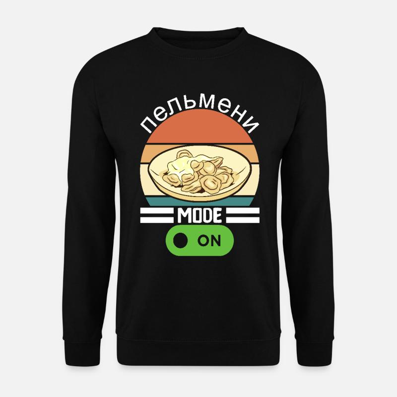 Pelmeni Russian Cuisine - Unisex Sweatshirt - black