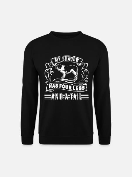 My Shadow Saint Bernard - Unisex Sweatshirt - black