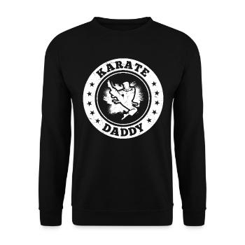 Karaté Daddy Karaté Combattant - Sweat-shirt Unisexe - noir - Devant - Alina (178cm) & Michal (187cm)