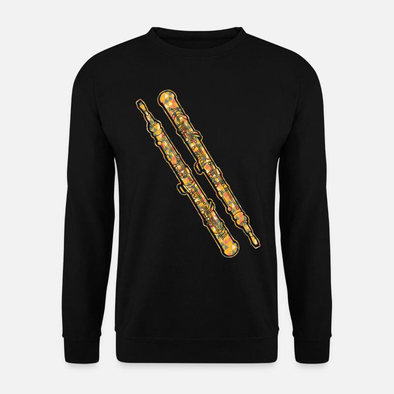 Oboe Geometric - Unisex Sweatshirt - black