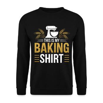 C’est mon Baking Bake Bakery Gifts - Sweat-shirt Unisexe - noir - Devant - Alina (178cm) & Michal (187cm)