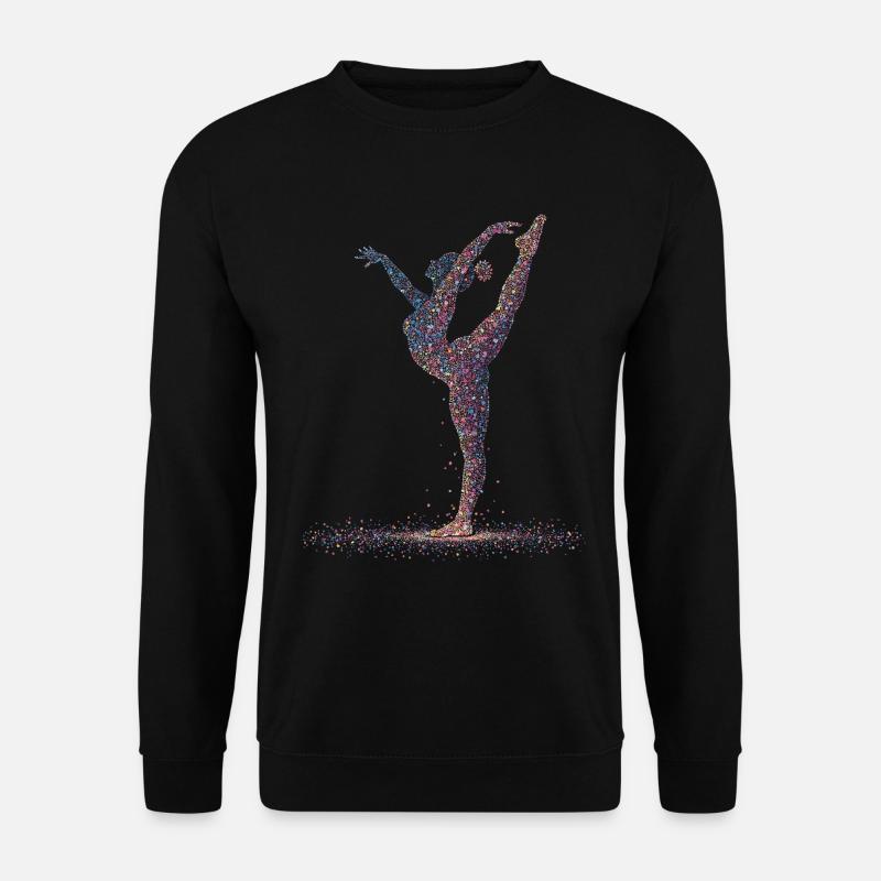 Gymnastics Gymnastics Gymnast Acrobatics - Unisex Sweatshirt - black