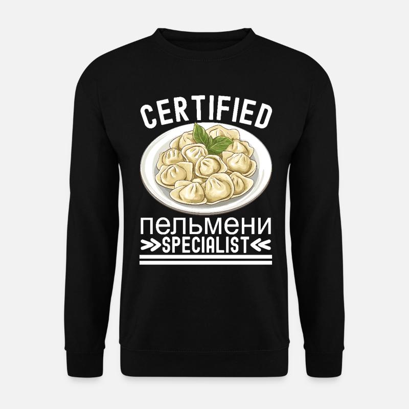 Pelmeni Russian Cuisine - Unisex Sweatshirt - black