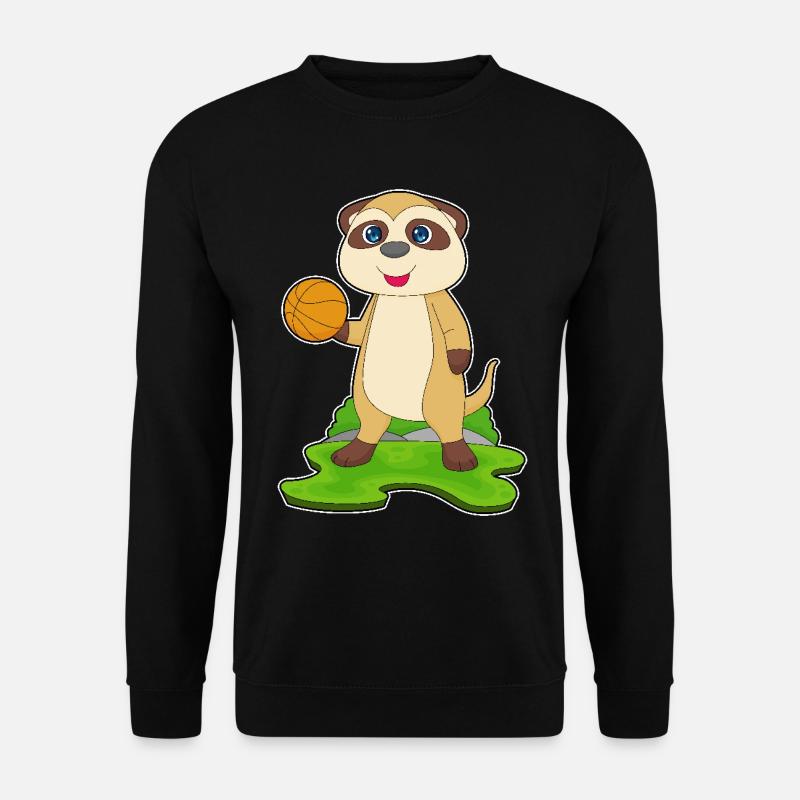 Meerkat Basketteur Basketteur - Sweat-shirt Unisexe - noir