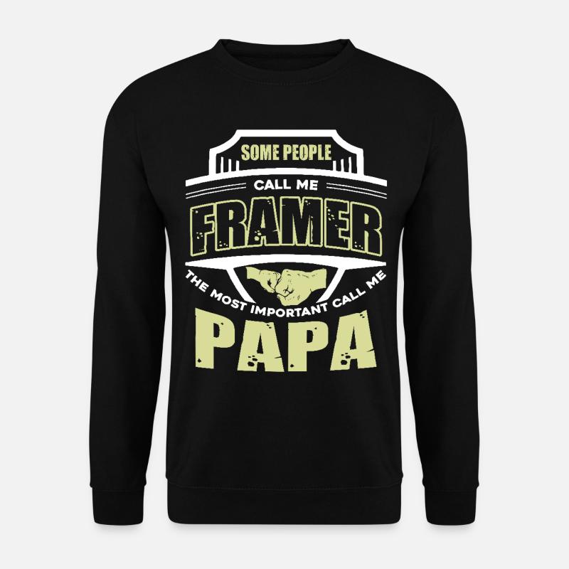 Framer Framer Papa - Unisex Sweatshirt - black