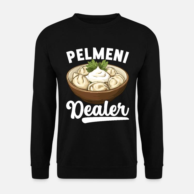 Pelmeni Russian Cuisine - Unisex Sweatshirt - black