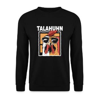 Talahuhn - Unisex Pullover - Schwarz - Vorne - Alina (178cm) & Michal (187cm)