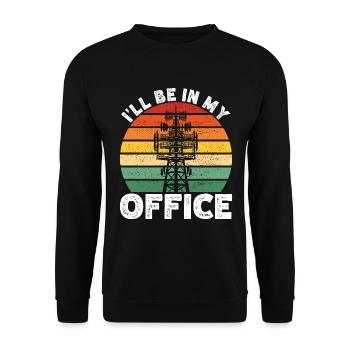 Industrial Climbers Tower Climbers Industrial Climbing - Unisex Sweatshirt - black - Front - Alina (178cm) & Michal (187cm)