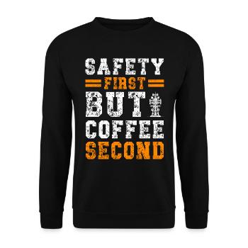 Industrial Climbers Tower Climbers Industrial Climbing - Unisex Sweatshirt - black - Front - Alina (178cm) & Michal (187cm)