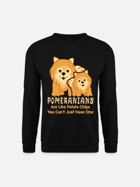 I Love Pomeranian - Unisex Sweatshirt - black