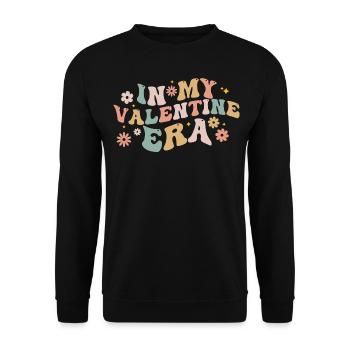 Valentine's Day - In My Valentine - Unisex Sweatshirt - black - Front - Alina (178cm) & Michal (187cm)