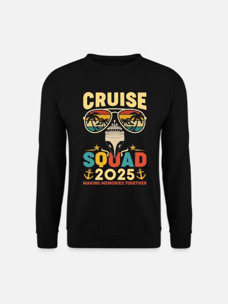 Cruise Squad 2025 - Unisex Sweatshirt - black