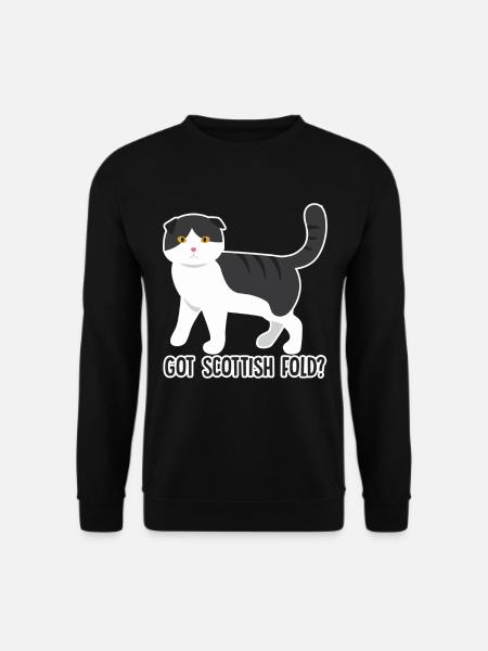 Got Scottish Fold Cat - Unisex Sweatshirt - black