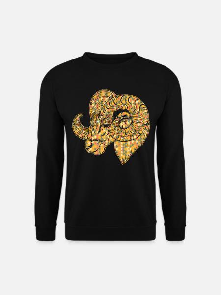 Sheep Geometric - Unisex Sweatshirt - black