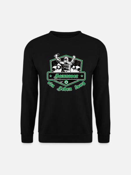 Hannover ein Leben Lang No II - Unisex Pullover - Schwarz