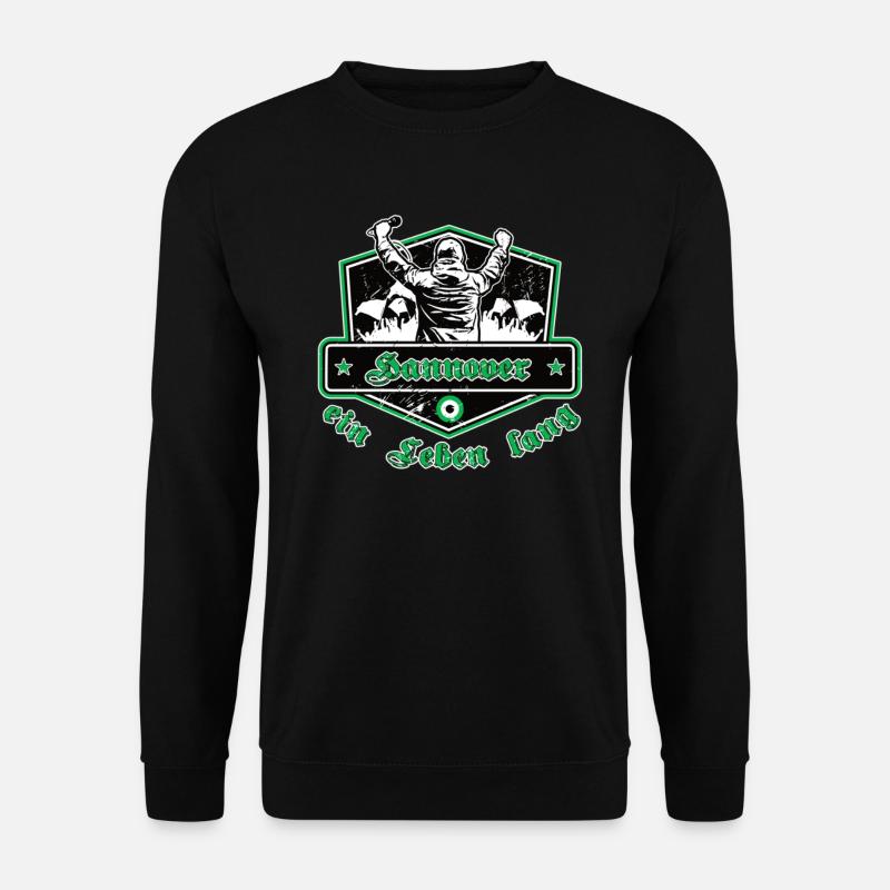 Hannover ein Leben Lang No II - Unisex Pullover - Schwarz