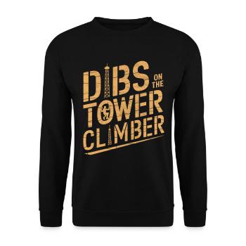 Industriekletterer Tower Climber Industrieklettern - Unisex Pullover - Schwarz - Vorne - Alina (178cm) & Michal (187cm)