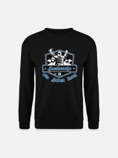 Karlsruhe ein Leben Lang No II - Unisex Pullover - Schwarz