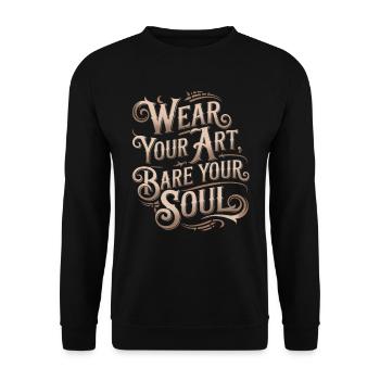 Tattoo Studio Tattoo Artist Tattoo Ideen - Unisex Pullover - Schwarz - Vorne - Alina (178cm) & Michal (187cm)