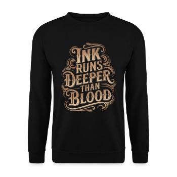 Tattoo Studio Tattoo Artist Tattoo Ideen - Unisex Pullover - Schwarz - Vorne - Alina (178cm) & Michal (187cm)