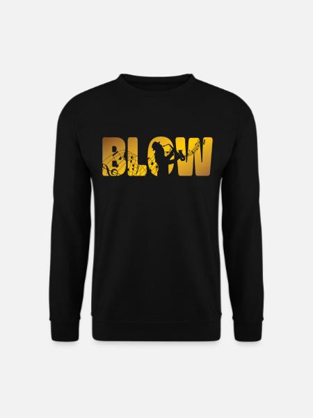 Saxophone Blow - Unisex Sweatshirt - black