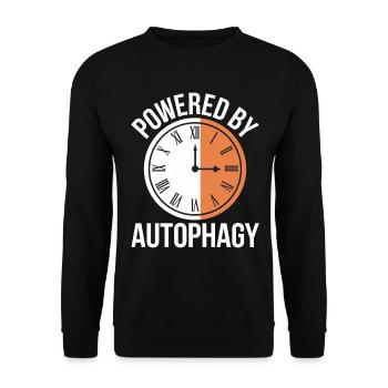 Intermittent fasting Intermittent fasting - Unisex Sweatshirt - black - Front - Alina (178cm) & Michal (187cm)