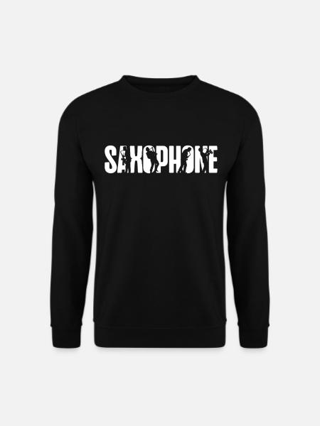 Saxophone Saxophone - Unisex Pullover - Schwarz
