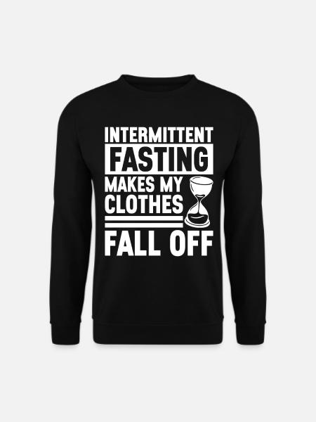 Intermittent fasting Intermittent fasting - Unisex Sweatshirt - black