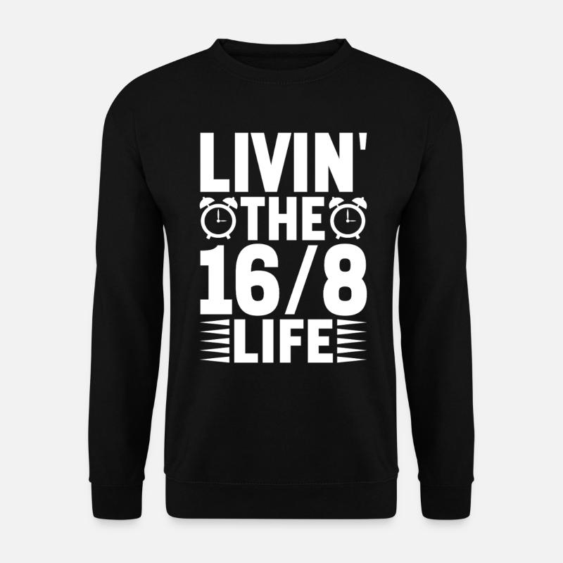 Intermittent fasting Intermittent fasting - Unisex Sweatshirt - black