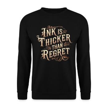 Tattoo Studio Tattoo Artist Tattoo Ideas - Unisex Sweatshirt - black - Front - Alina (178cm) & Michal (187cm)