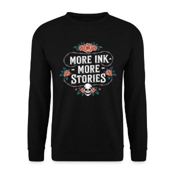 Tattoo Studio Tattoo Artist Tattoo Ideen - Unisex Pullover - Schwarz - Vorne - Alina (178cm) & Michal (187cm)