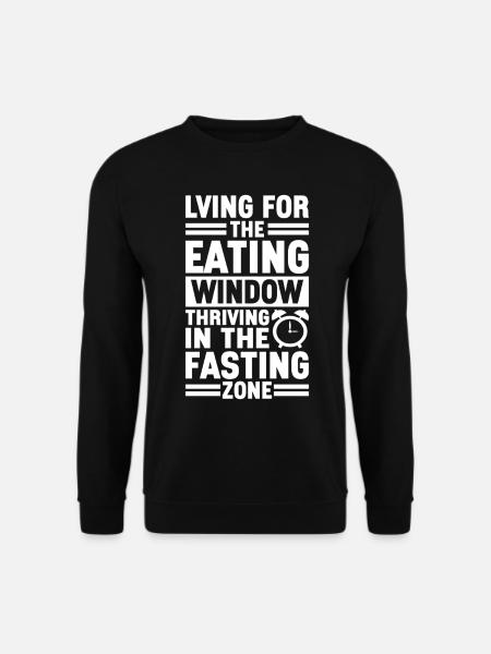 Intermittent fasting Intermittent fasting - Unisex Sweatshirt - black