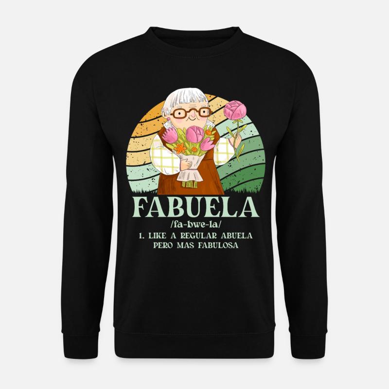 Fabuela - Unisex Pullover - Schwarz