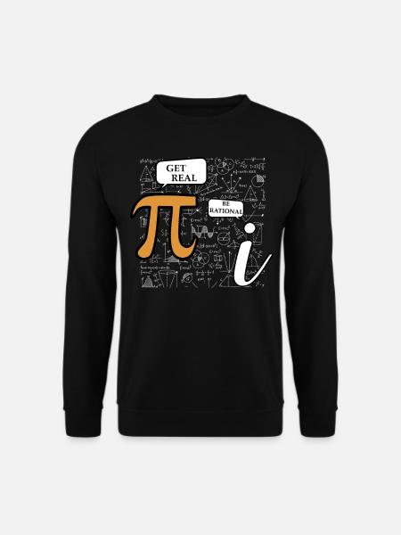 Get Real vs. Be Rational - Unisex Sweatshirt - black