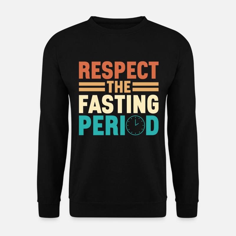 Intermittent fasting Intermittent fasting - Unisex Sweatshirt - black