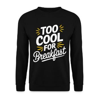 Intermittent fasting Intermittent fasting - Unisex Sweatshirt - black - Front - Alina (178cm) & Michal (187cm)