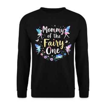 Maman de la Fée - Sweat-shirt Unisexe - noir - Devant - Alina (178cm) & Michal (187cm)