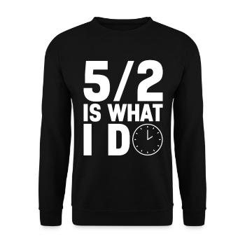 Intermittent fasting Intermittent fasting - Unisex Sweatshirt - black - Front - Alina (178cm) & Michal (187cm)