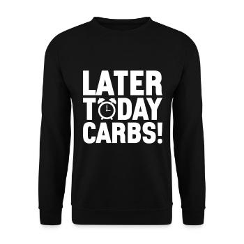 Intermittent fasting Intermittent fasting - Unisex Sweatshirt - black - Front - Alina (178cm) & Michal (187cm)