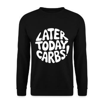 Intermittent fasting Intermittent fasting - Unisex Sweatshirt - black - Front - Alina (178cm) & Michal (187cm)