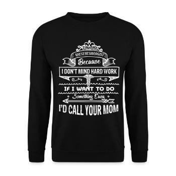 Anesthesiologist I Am An Anesthesiologist - Unisex Sweatshirt - black - Front - Alina (178cm) & Michal (187cm)