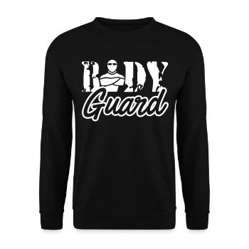 Body Guard Proud To Be Body Guard - Unisex Sweatshirt - black - Front - Alina (178cm) & Michal (187cm)