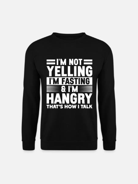 Intermittent fasting Intermittent fasting - Unisex Sweatshirt - black