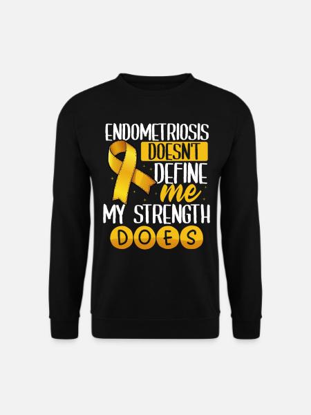 Endometriose Definiert Nicht Mich, Sondern Meine - Unisex Pullover - Schwarz