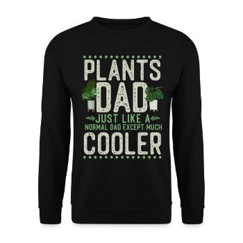 Plant Lover Gardening Dad Plants - Unisex Pullover - Schwarz - Vorne - Alina (178cm) & Michal (187cm)