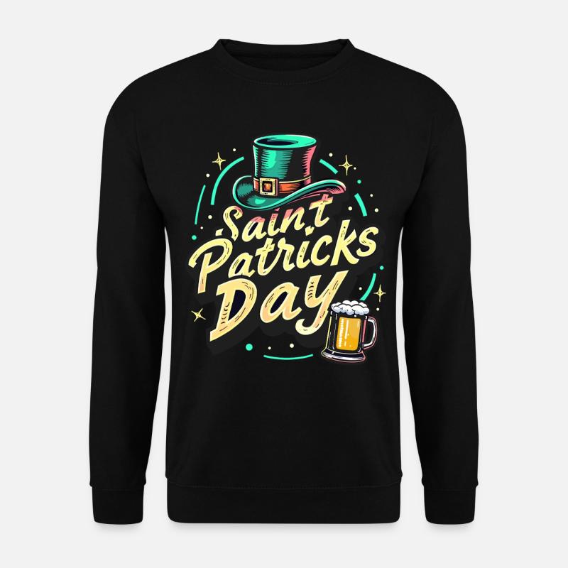 Saint Patrick's Day Beer - Unisex Sweatshirt - black