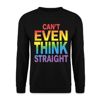 Pride LGBTQ Pride Regenbogen Pride Gay Pride Lgbtq - Unisex Pullover - Schwarz - Vorne - Alina (178cm) & Michal (187cm)
