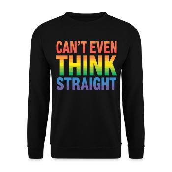 Pride LGBTQ Pride Regenbogen Pride Gay Pride Lgbtq - Unisex Pullover - Schwarz - Vorne - Alina (178cm) & Michal (187cm)