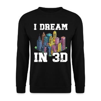 Architecte Architecture Cadeau Étudiant en architecture - Sweat-shirt Unisexe - noir - Devant - Alina (178cm) & Michal (187cm)