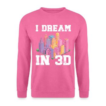 Architecte Architecture Cadeau Étudiant en architecture - Sweat-shirt Unisexe - rose - Devant